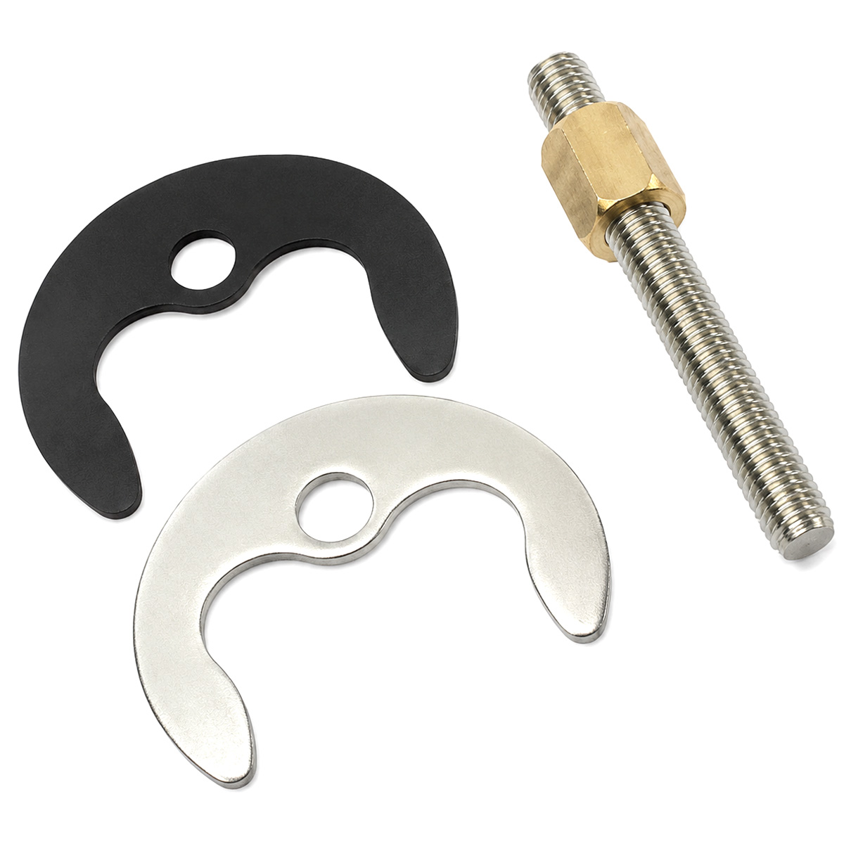 L.H SANITARY INSTALLATION SET WITH STAINLESS STEEL FLANGE AND 7CM PIPE (1 HOLE)