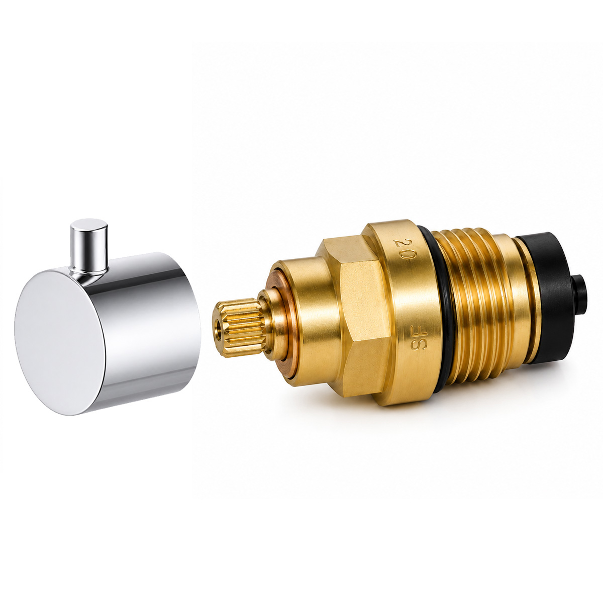 L.H SANITARY MECHANISM AND SMALL HANDLE FOR AQUASENSE SHOWER COLUMN 769DP