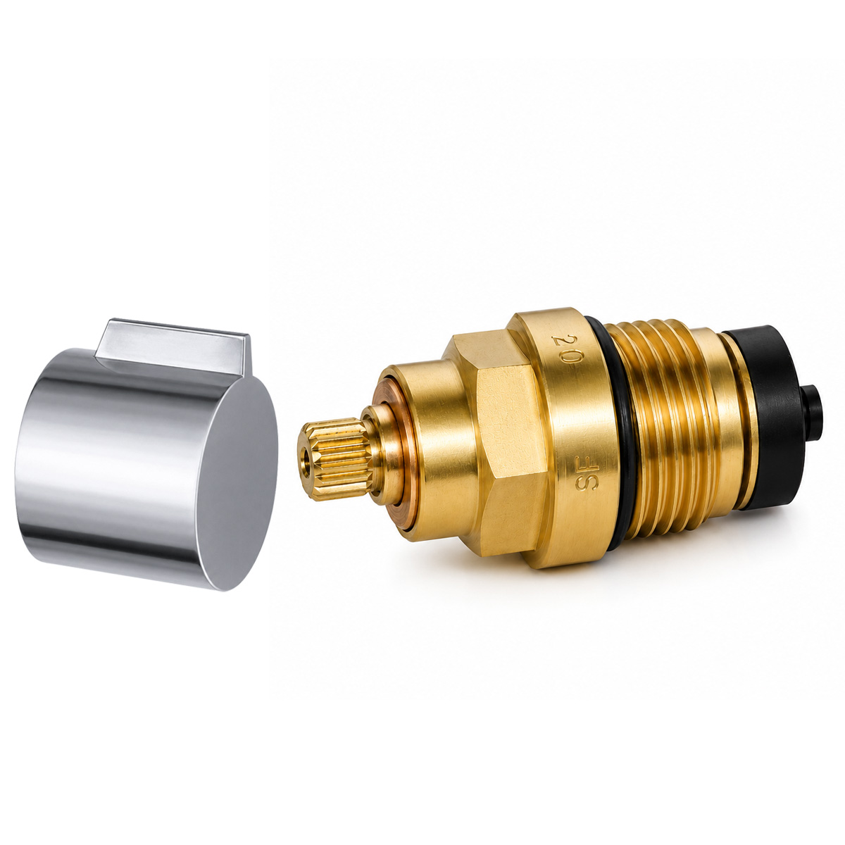 L.H SANITARY MECHANISM AND SMALL HANDLE FOR AQUASENSE SQUARE SHOWER COLUMN 769DP