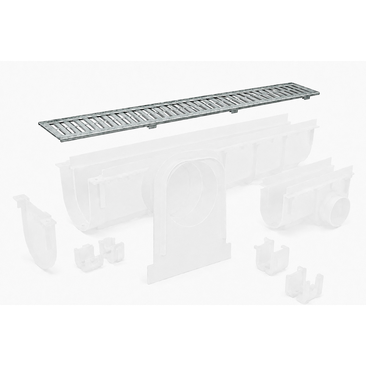METALLIC CHANNEL GRILL 13CMX100CM - Image 2