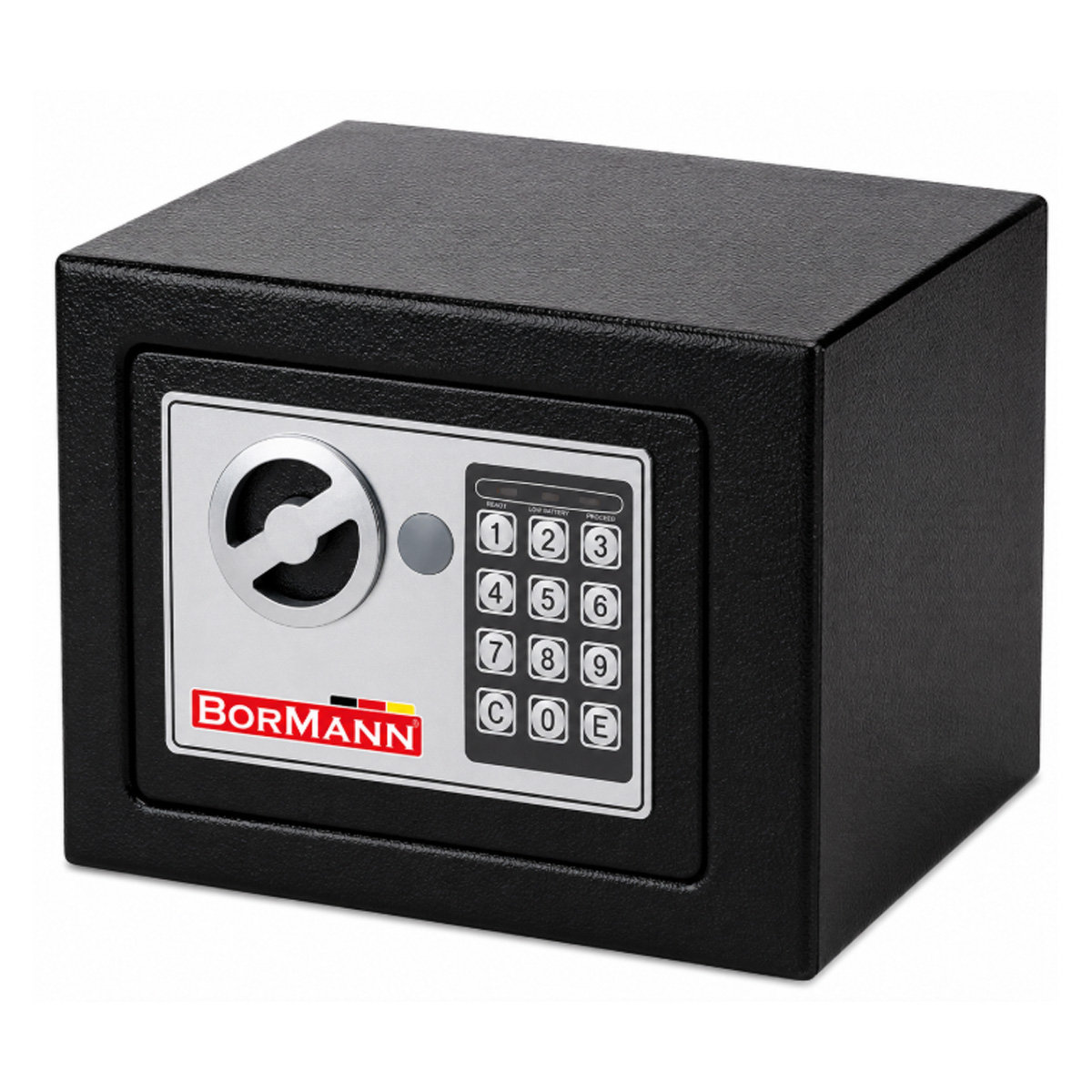 BORMANN SAFE BOX WITH ELECTRIC LOCK AND KEY 23X17X17CM BDS2300