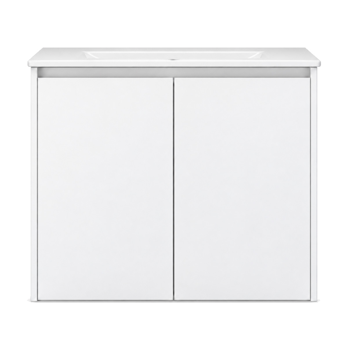 BATHROOM FURNITURE WITH WASHBASIN CARUSO P2 800X450X650MM WHITE
