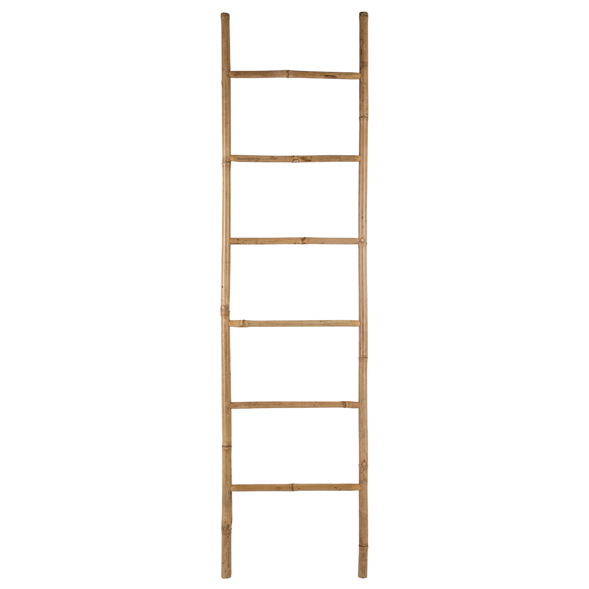DECORATIVE WOODEN BAMBOO LADDER 50X190CM