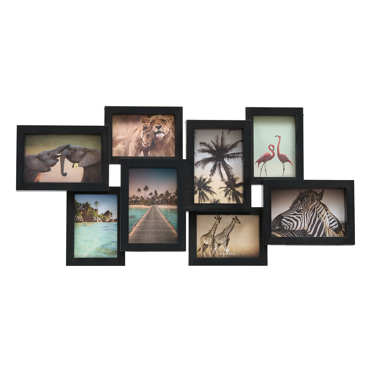MULTIPLE PHOTOGRAPHY 8 PCS BLACK
