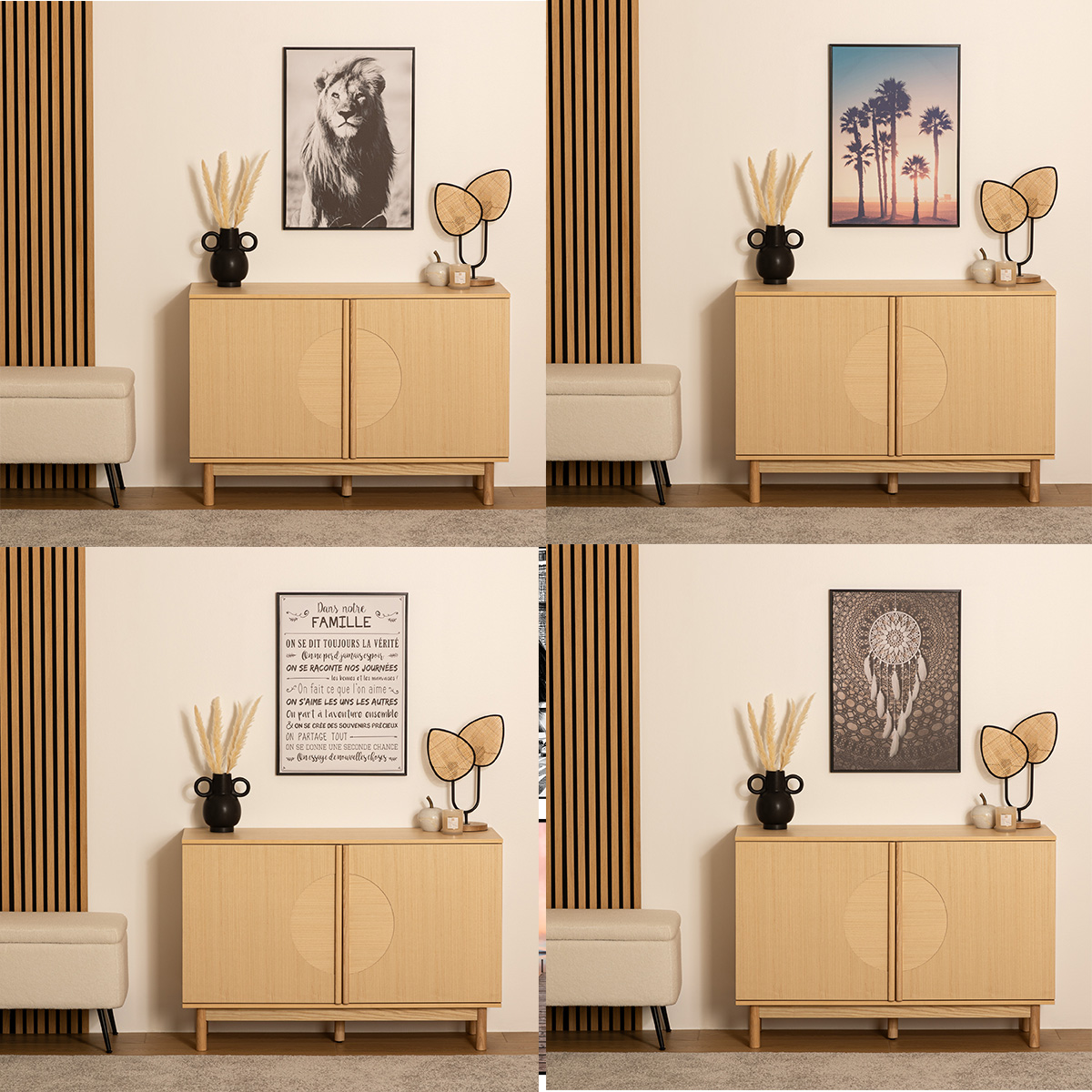 CANVAS WALL ART WITH MDF FRAME 50X70CM – ASSORTED DESIGNS - Image 3