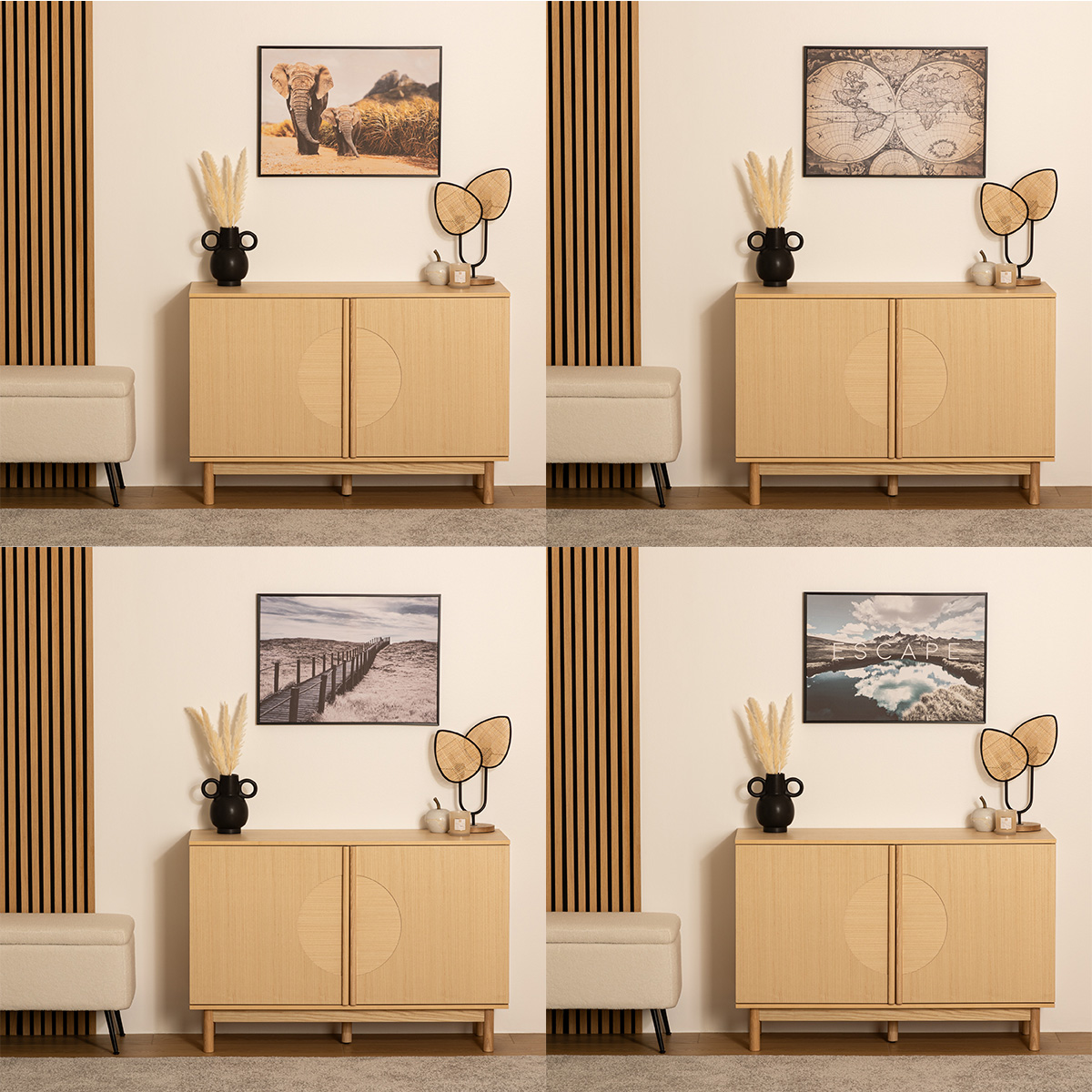 CANVAS WALL ART WITH MDF FRAME 50X70CM – ASSORTED DESIGNS - Image 4