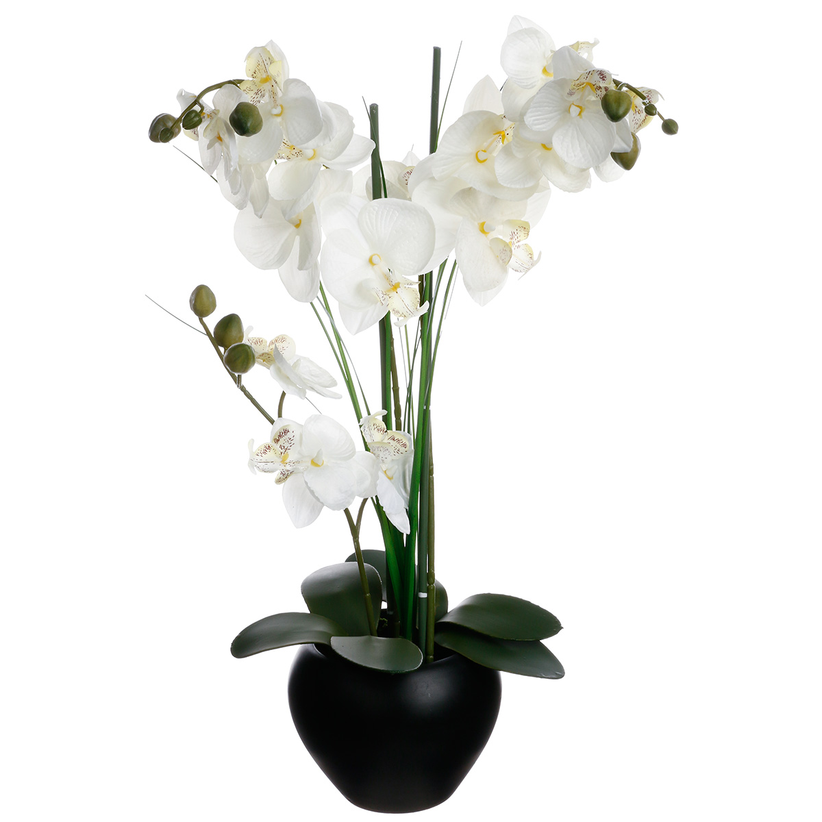 ARTIFICIAL ORCHID IN CERAMIC POT 53CM
