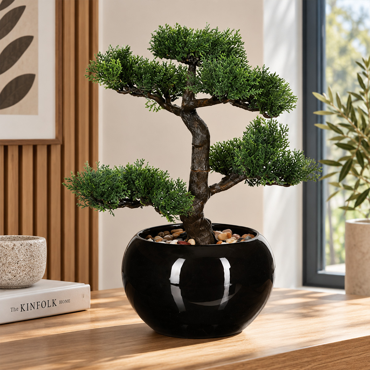ARTIFICIAL POTTED BONSAI H34CM - Image 3
