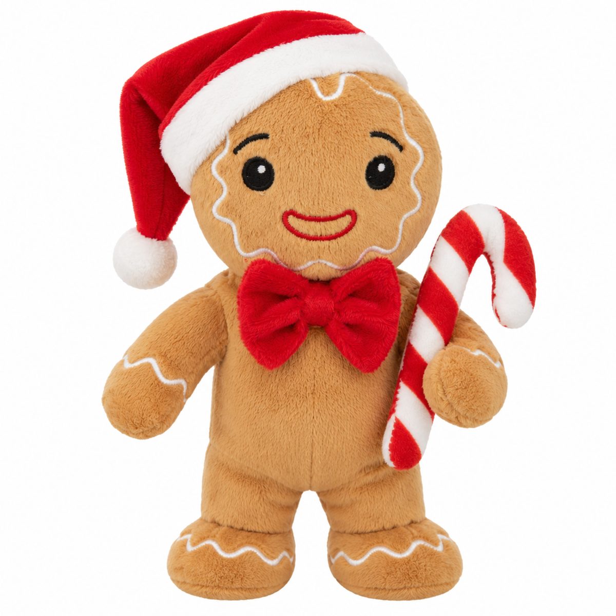 CHRISTMAS PLUSH GINGERBREAD WITH MUSIC AND MOTION 20CM