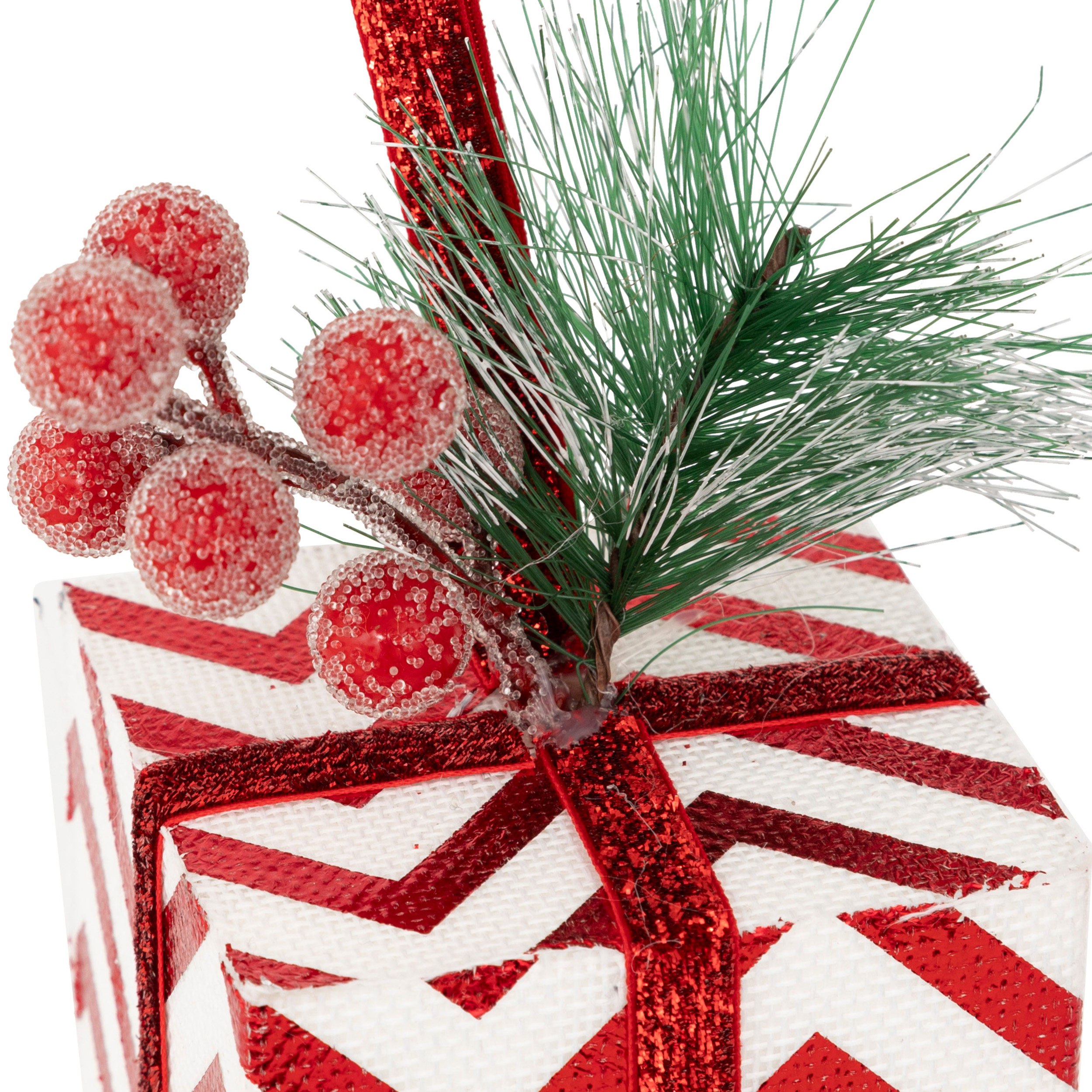CHRISTMAS HANGING GIFT ORNAMENT 12CM - Image 2