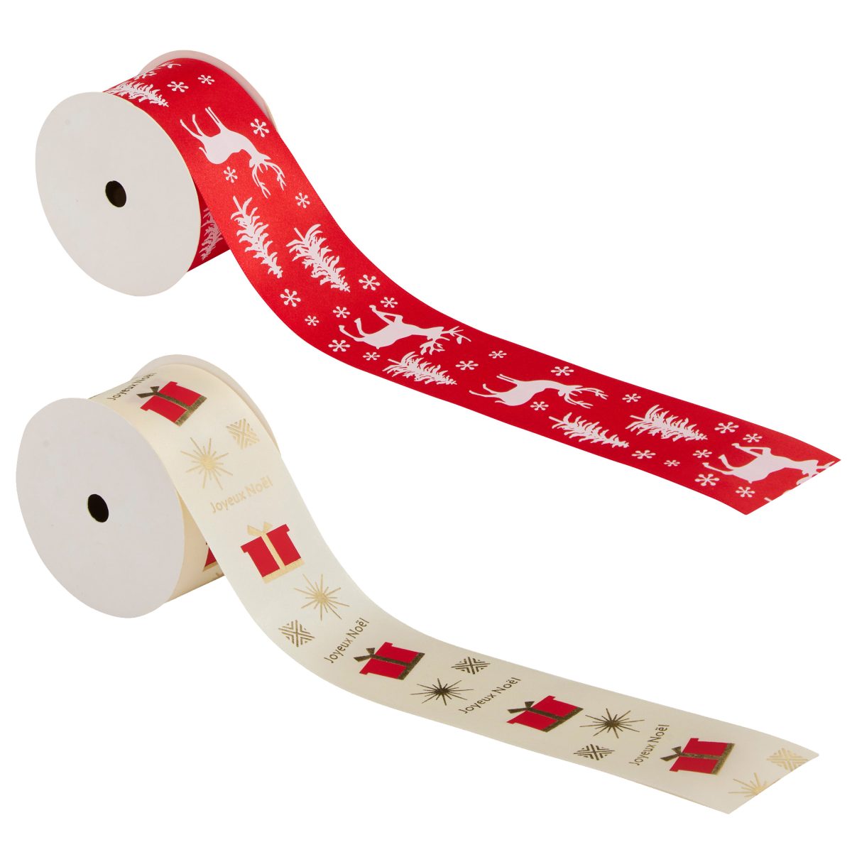 CHRISTMAS RIBBON IN VARIOUS DESIGNS 5X300CM
