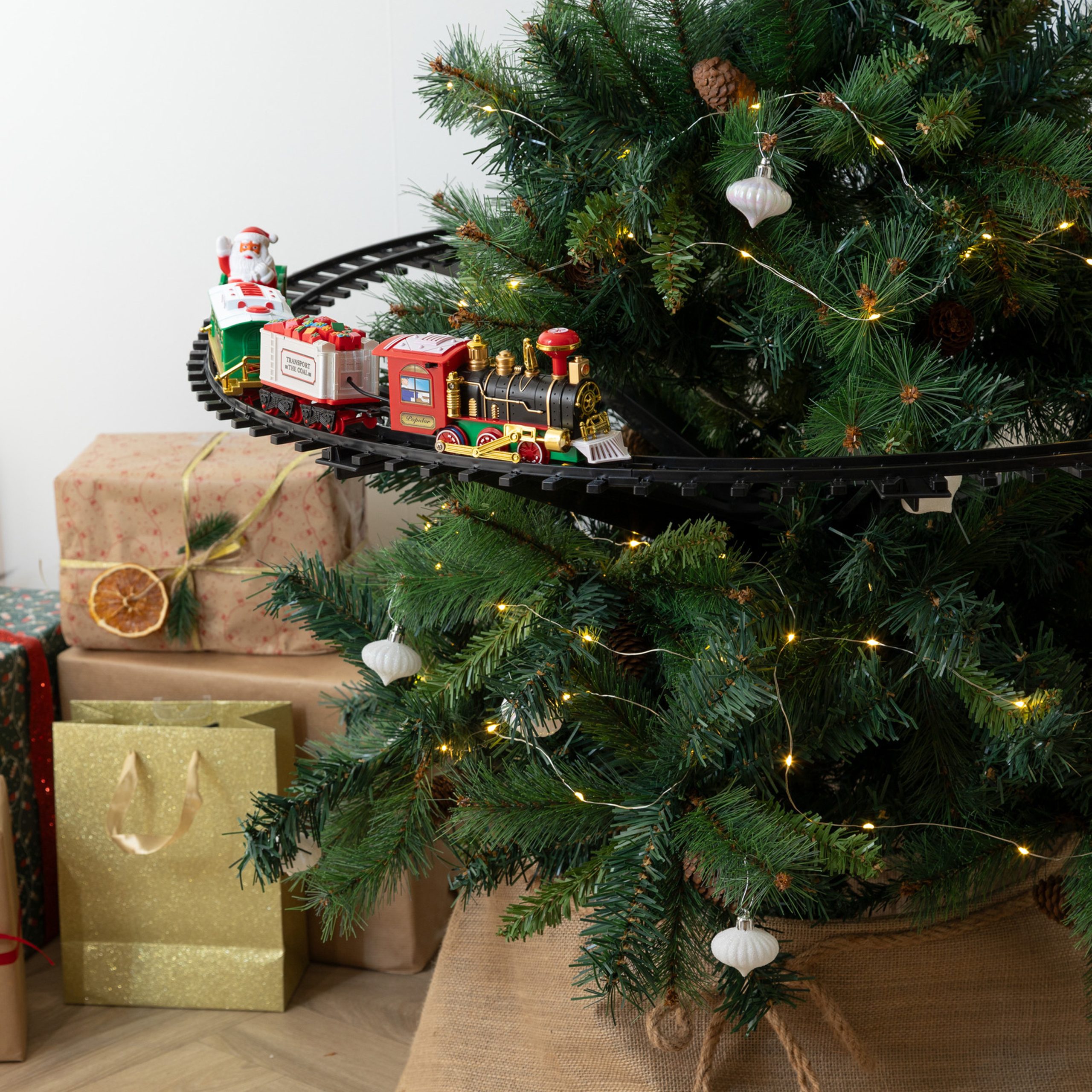 CHRISTMAS TRAIN 23 PCS 87.7XH16.9CM - Image 2