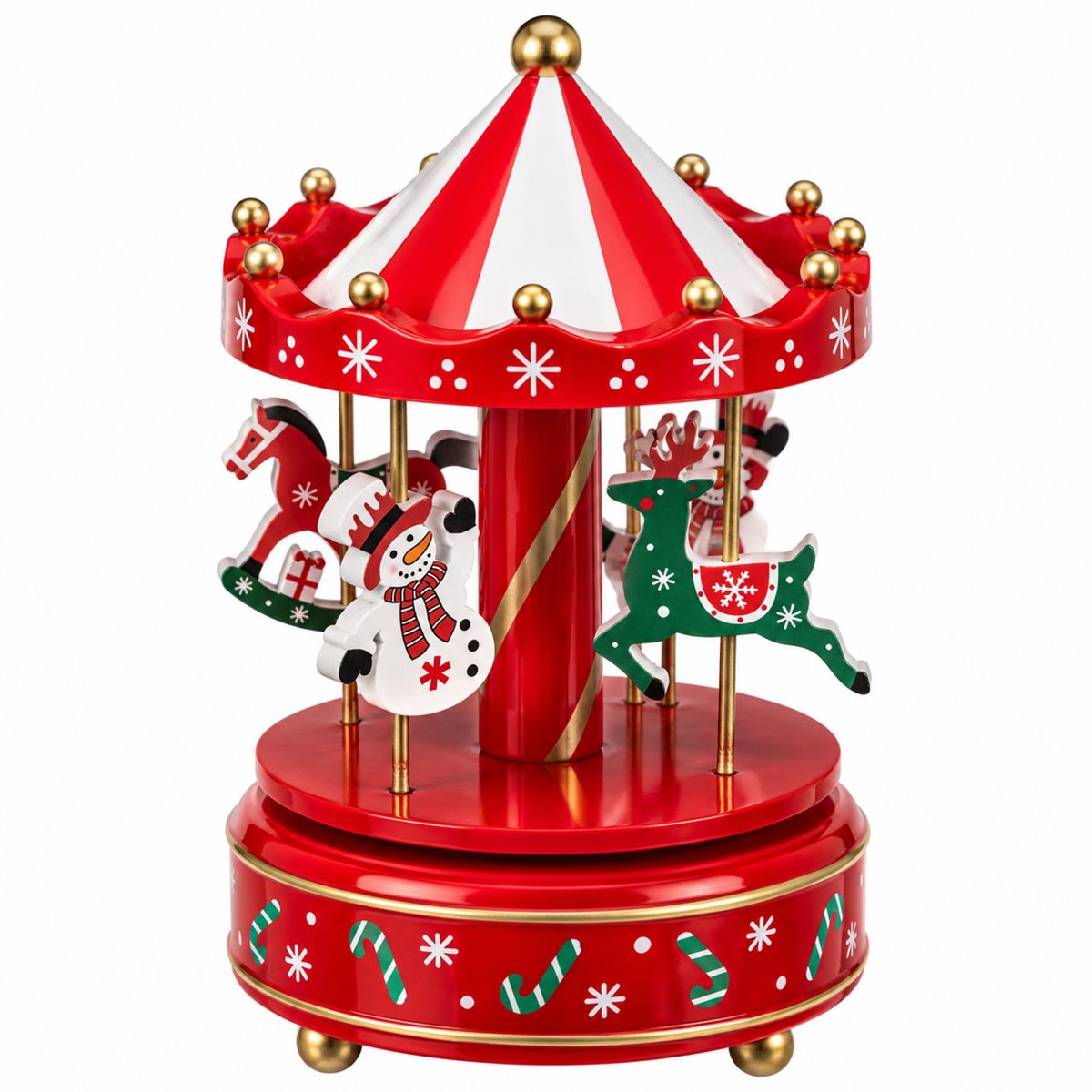 CHRISTMAS CAROUSEL 11X H.18CM