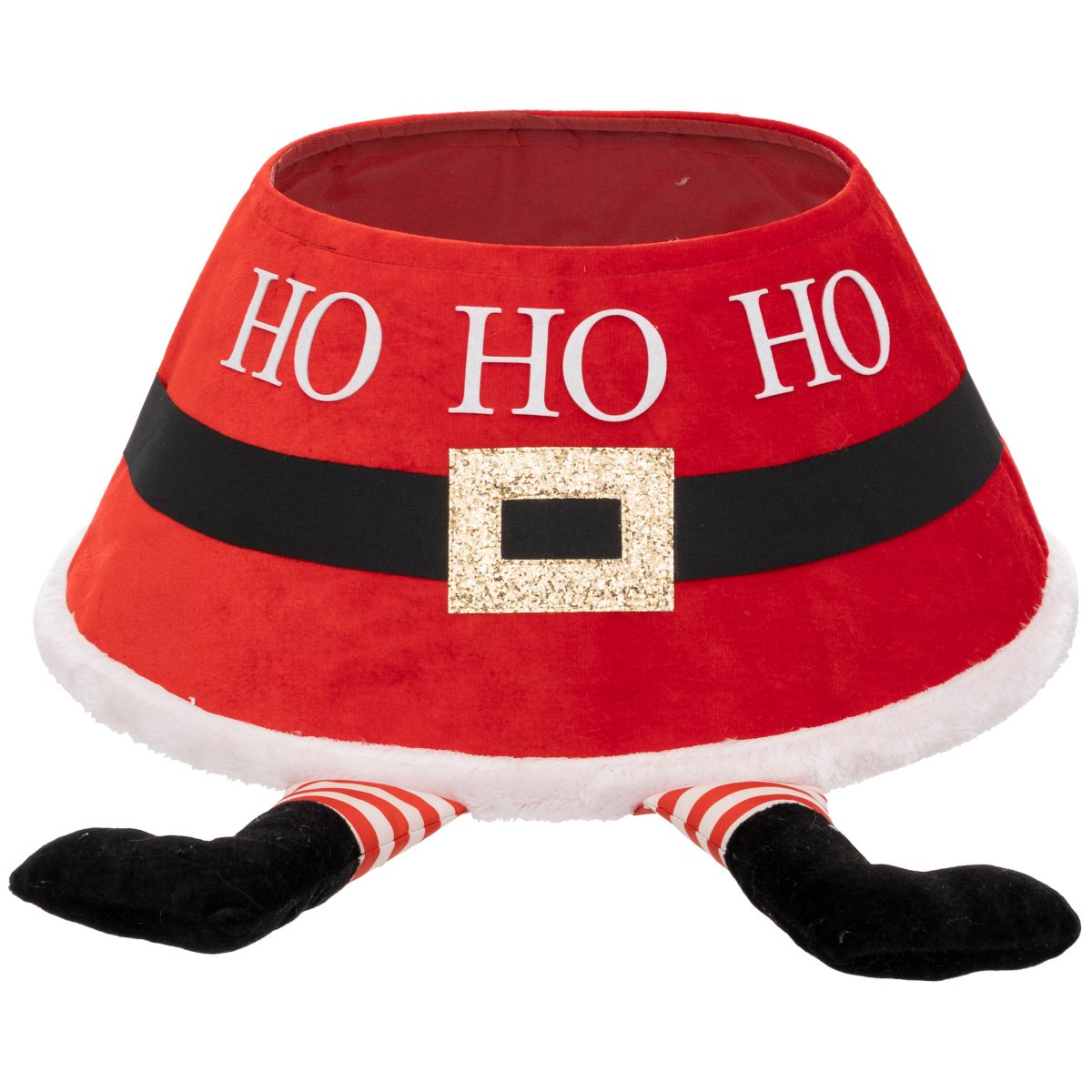 SANTA CLAUS TREE BASE H56CM RED