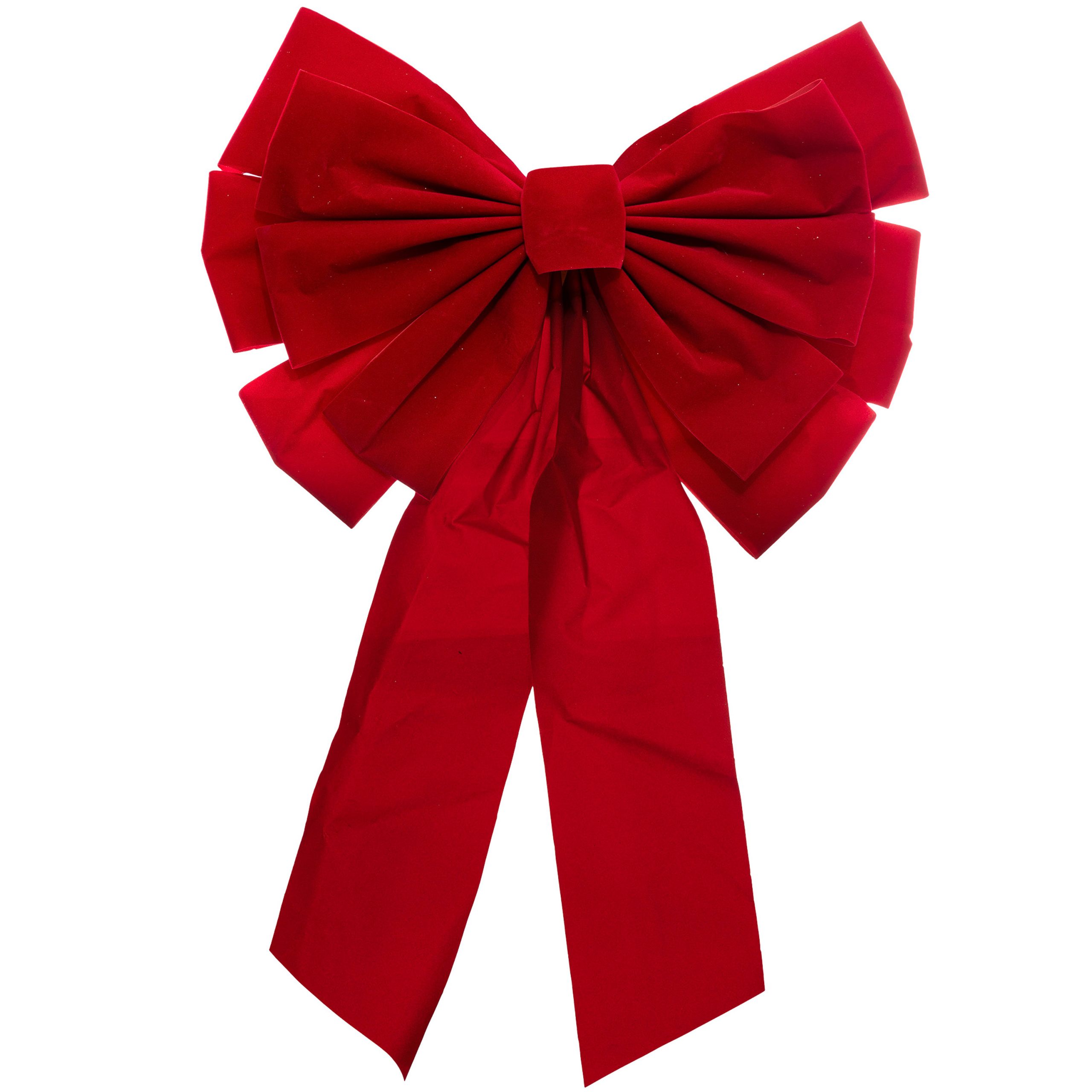 CHRISTMAS BOW RED 40X60CM