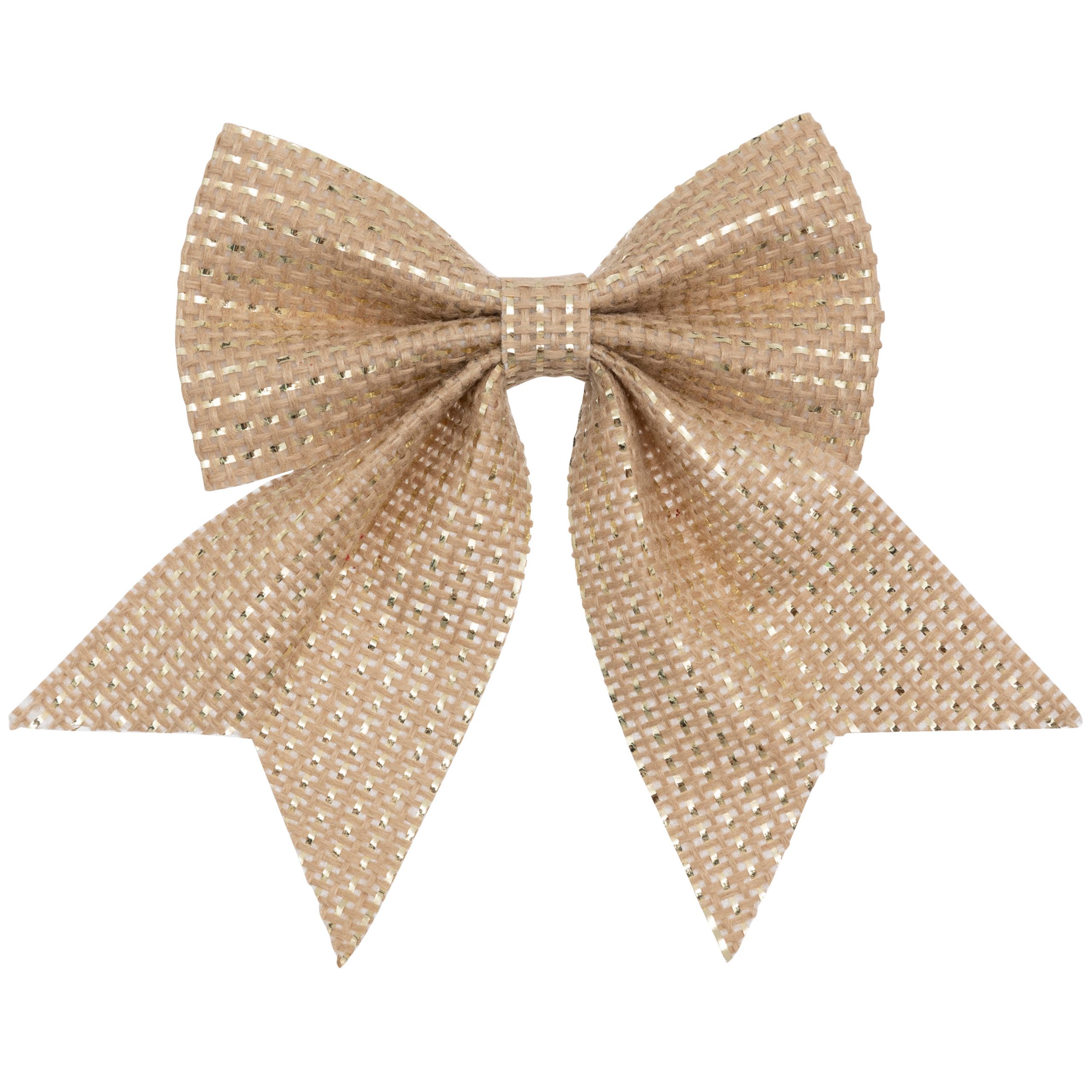 CHRISTMAS GOLD BOWS 3PCS 13CM - Image 2