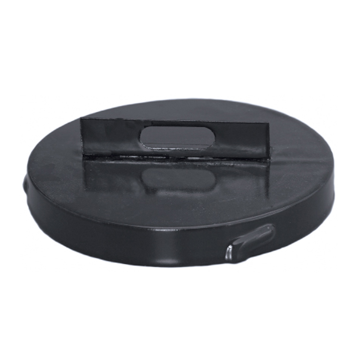 FIREPLACE FLUE PIPE END CAP BLACK Ø150MM