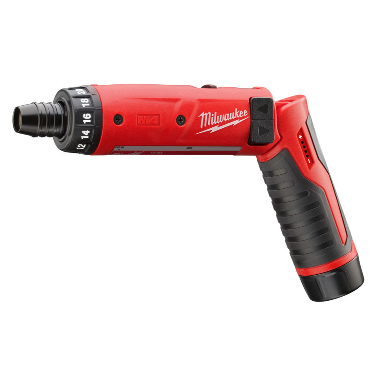 MILWAUKEE M4 D-202B CORDLESS SCREWDRIVER 4V WITH 2 BATTERIES & CHARGER