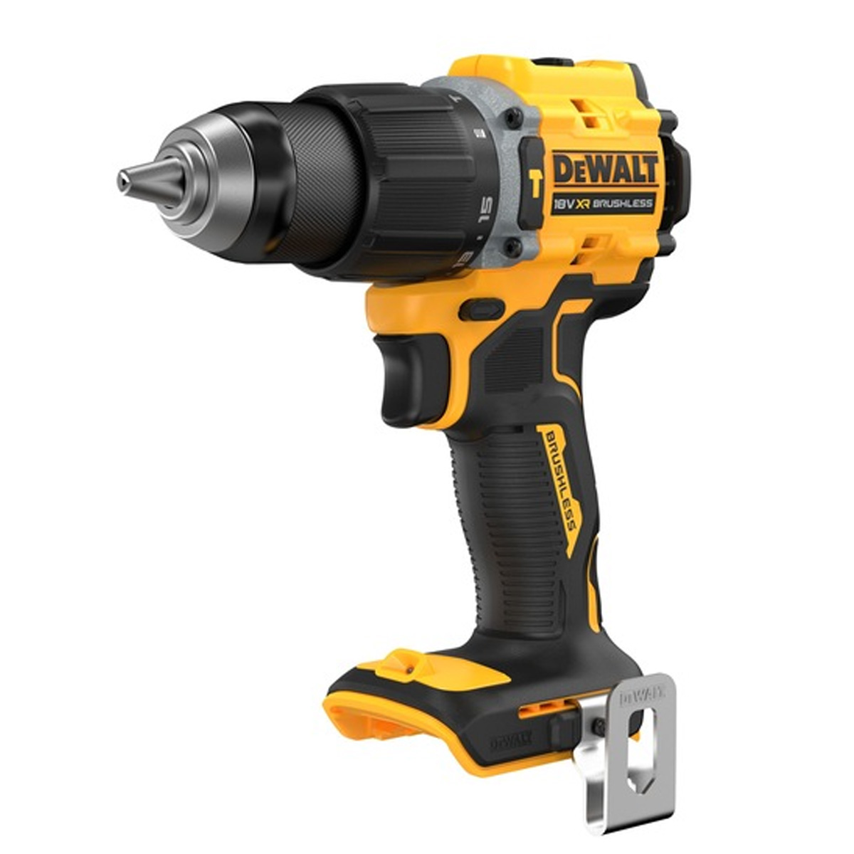 DEWALT XR BRUSHLESS CORDLESS HAMMER DRILL DRIVER 18V 74NM DCD799N-XJ