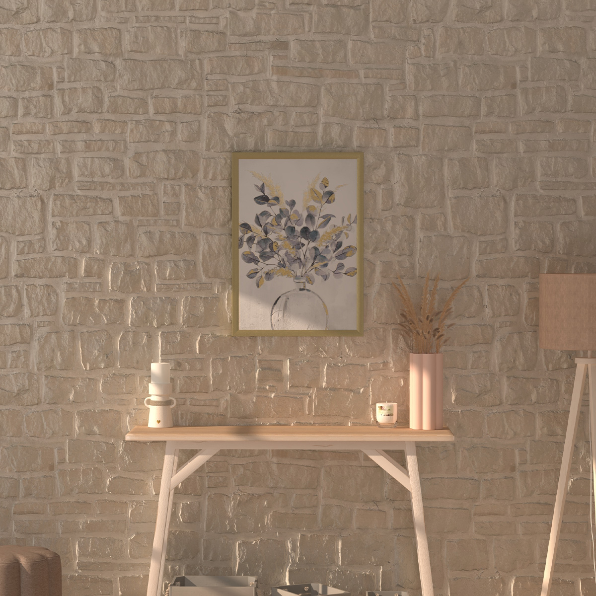 CANVAS PRINT FLOWERS IN A VASE 50X70CM - Image 3