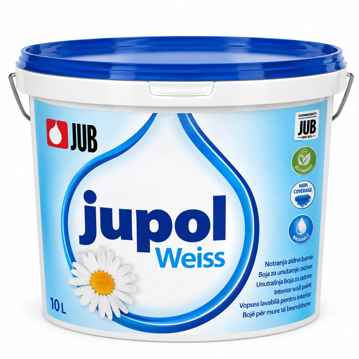 JUPOL WEISS INTERIOR WALL PAINT 15L