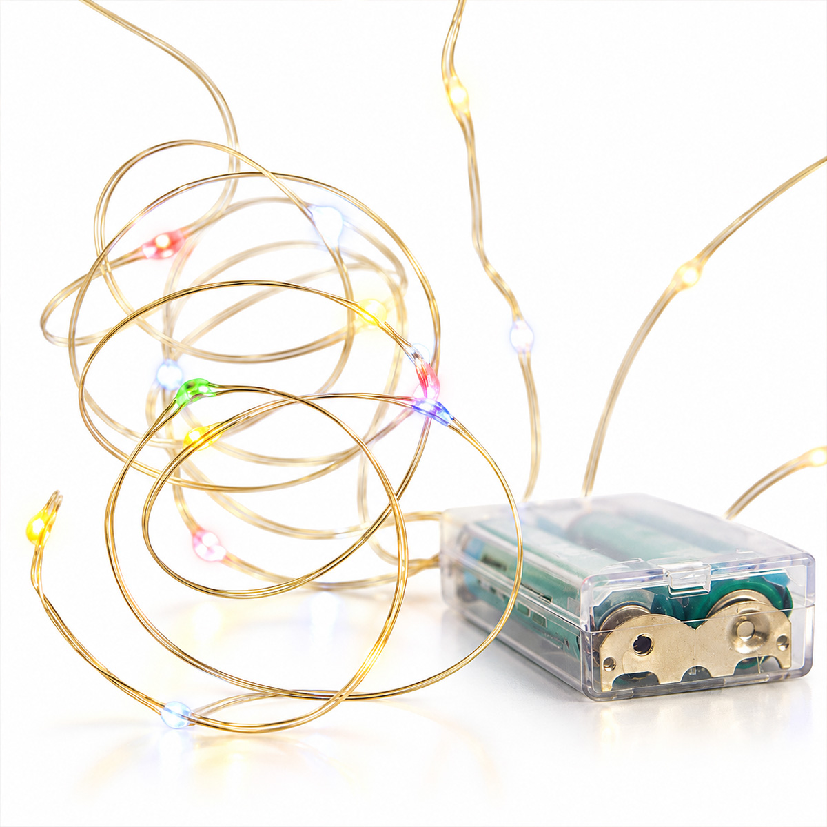 20 LED WIRE BATTERY CHRISTMAS LIGHTS