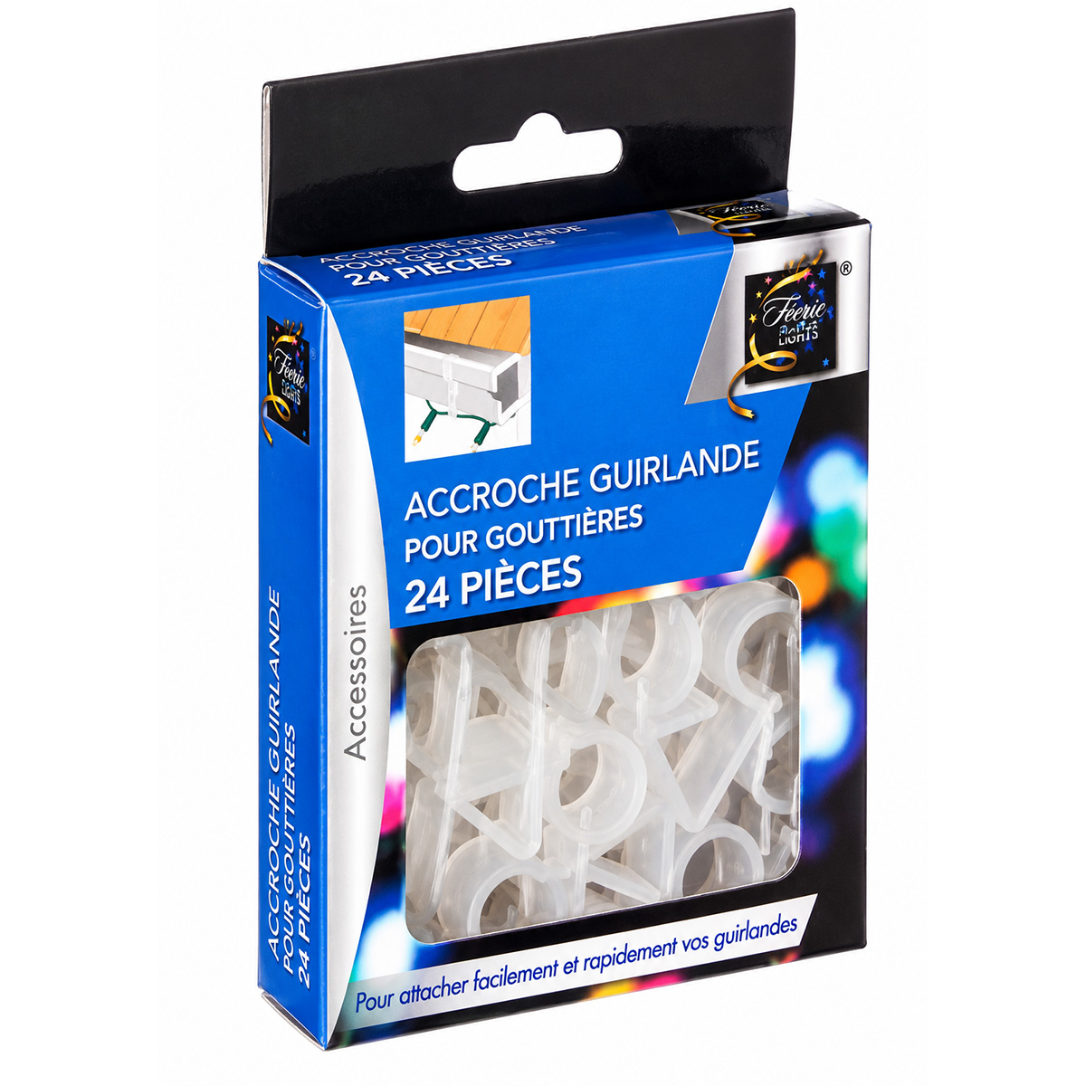 HOOKS FOR CHRISTMAS LIGHTS 24PCS