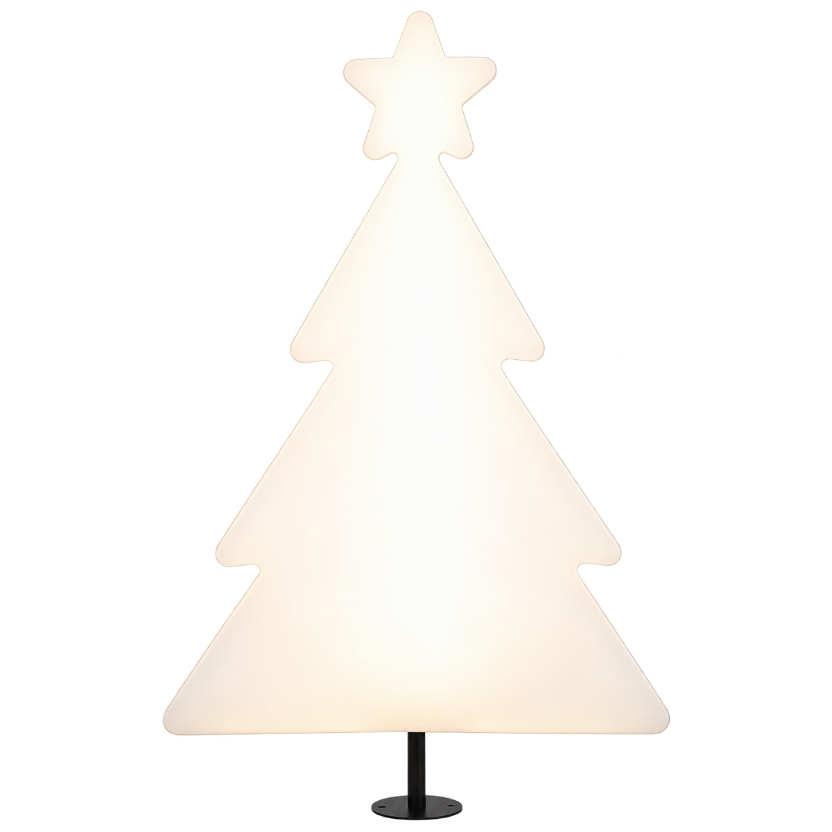 3D WARM WHITE LIGHT-UP CHRISTMAS TREE 97 CM IP44