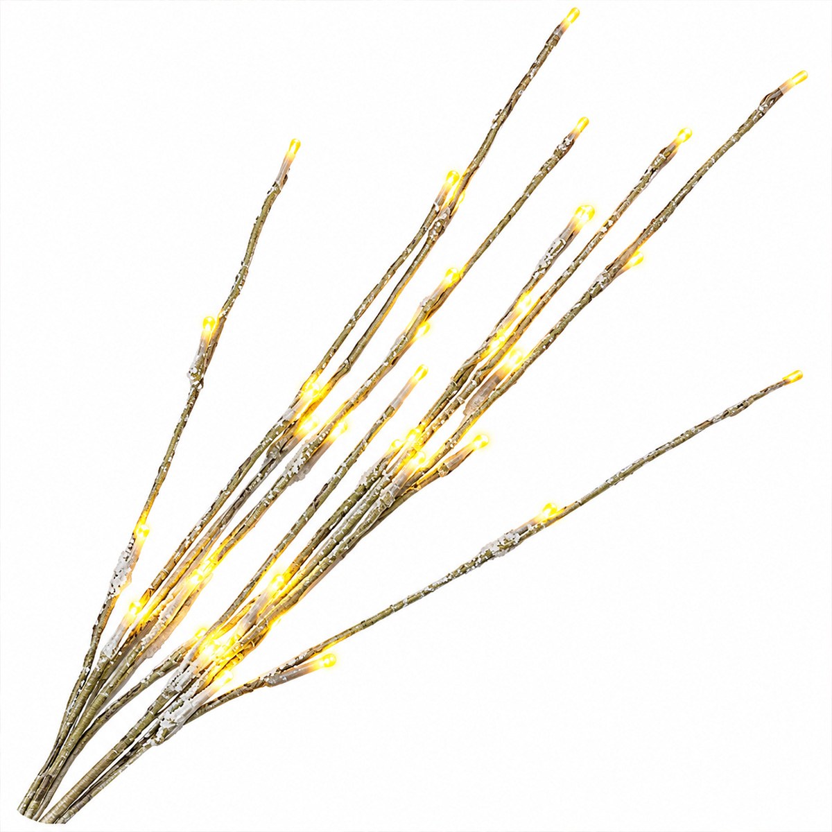 CHRISTMAS BRANCH WITH LIGHT 34LED 100CM 2 PCS