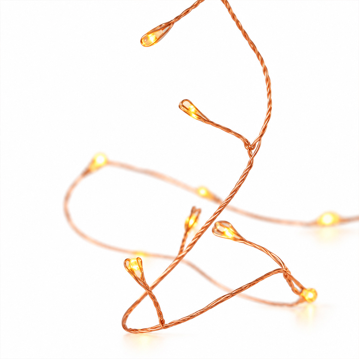 50 LED CHRISTMAS LIGHTS ΙΝ LINE WITH BATTERY