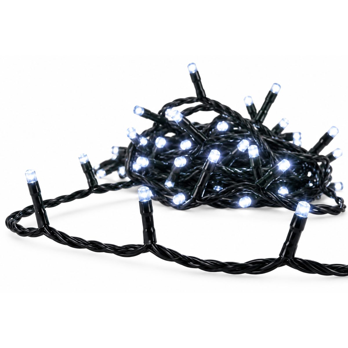 CHRISTMAS STRING LIGHTS 480 WHITE LED, 8 PROGRAMS, IP44 24M