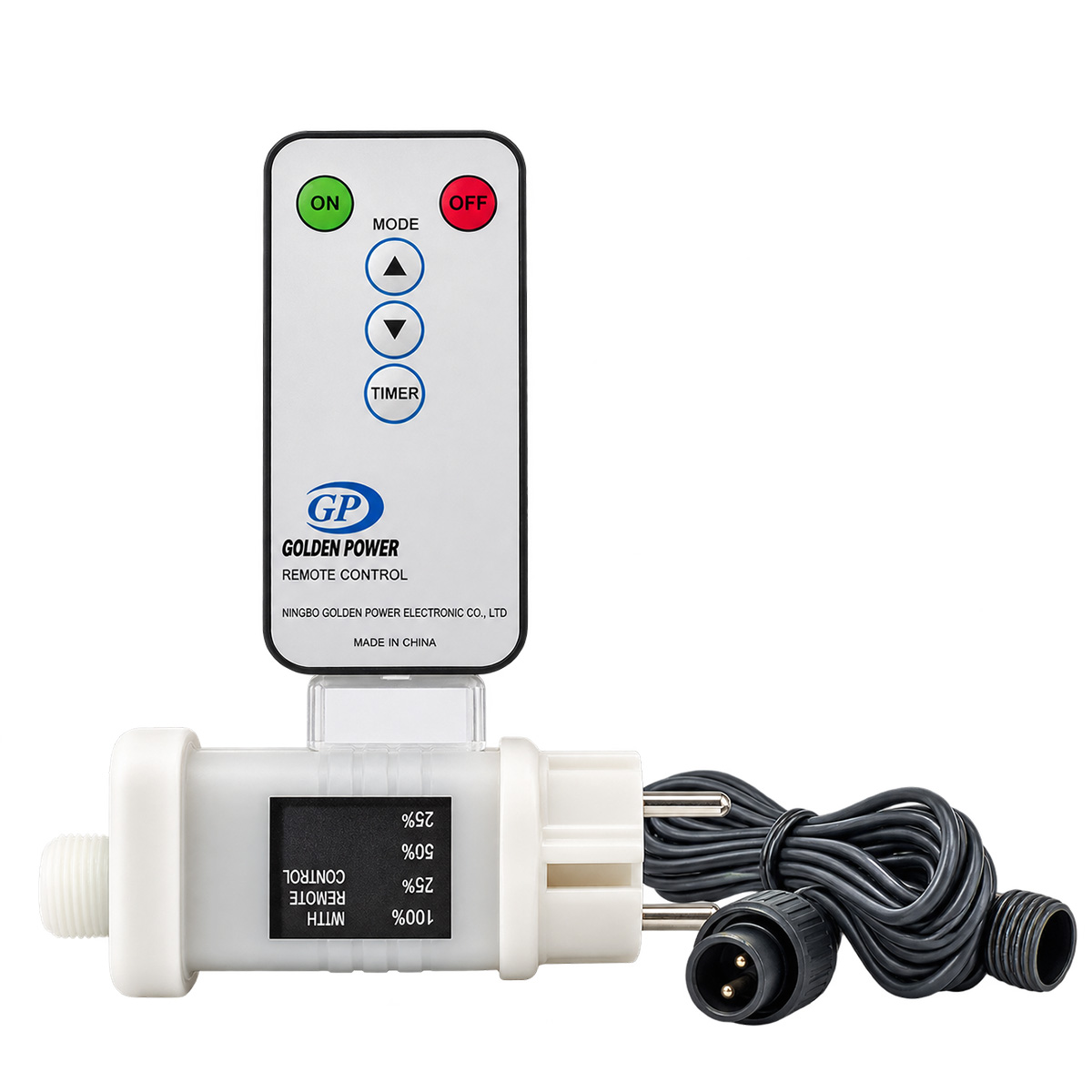 CHRISTMAS LED TRANSFORMER 31V 12W WITH REMOTE CONTROL & TIMER IP44