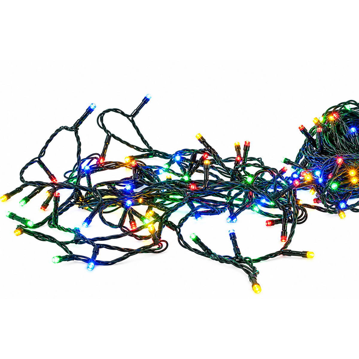 300 LED CHRISTMAS LIGHTS IN SERIES 31V WIFI CONNECTION ON GREEN CABLE