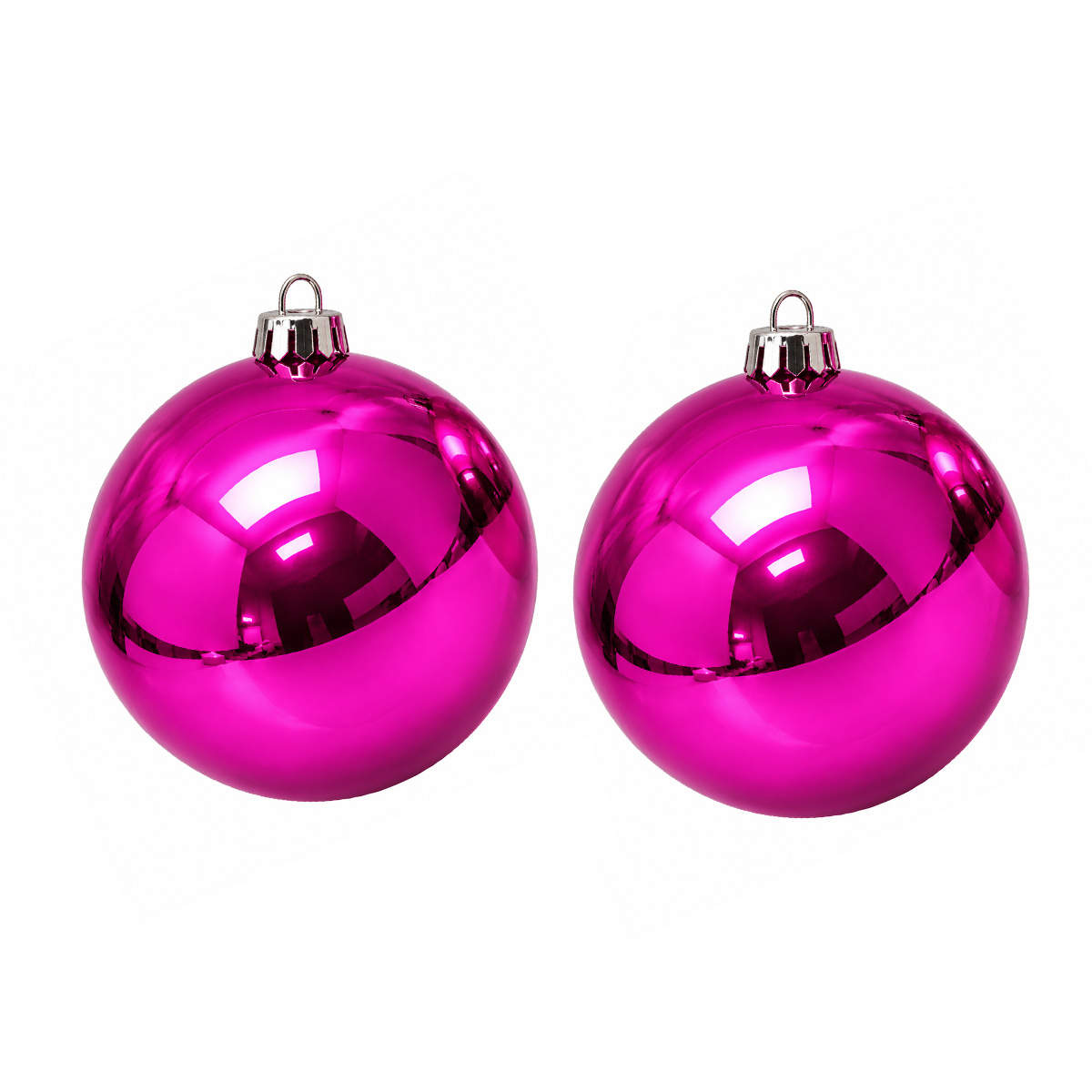 CHRISTMAS BALL 10CM 2TEM