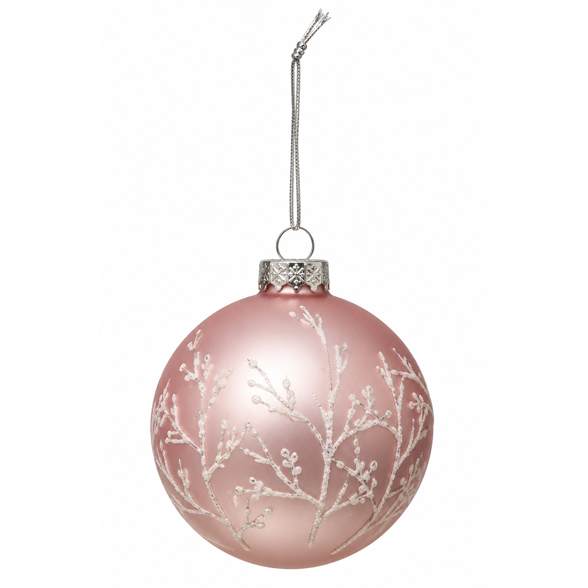 CHRISTMAS BALL EMBOSSED 7CM