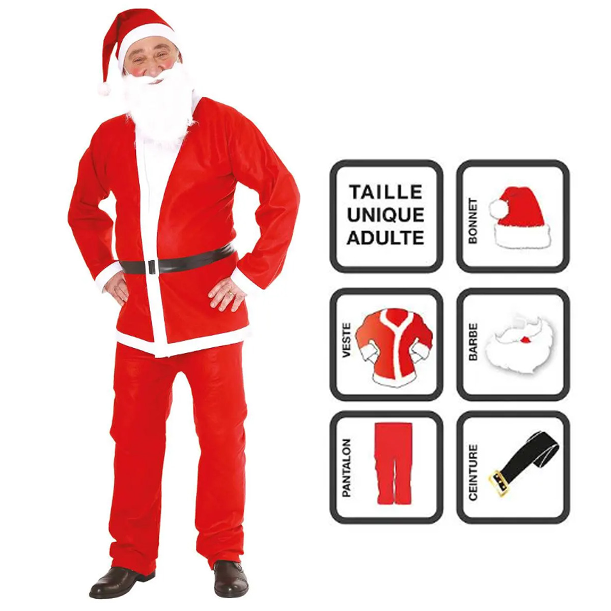 SAINT CLASSIC COSTUME RED 5PCS