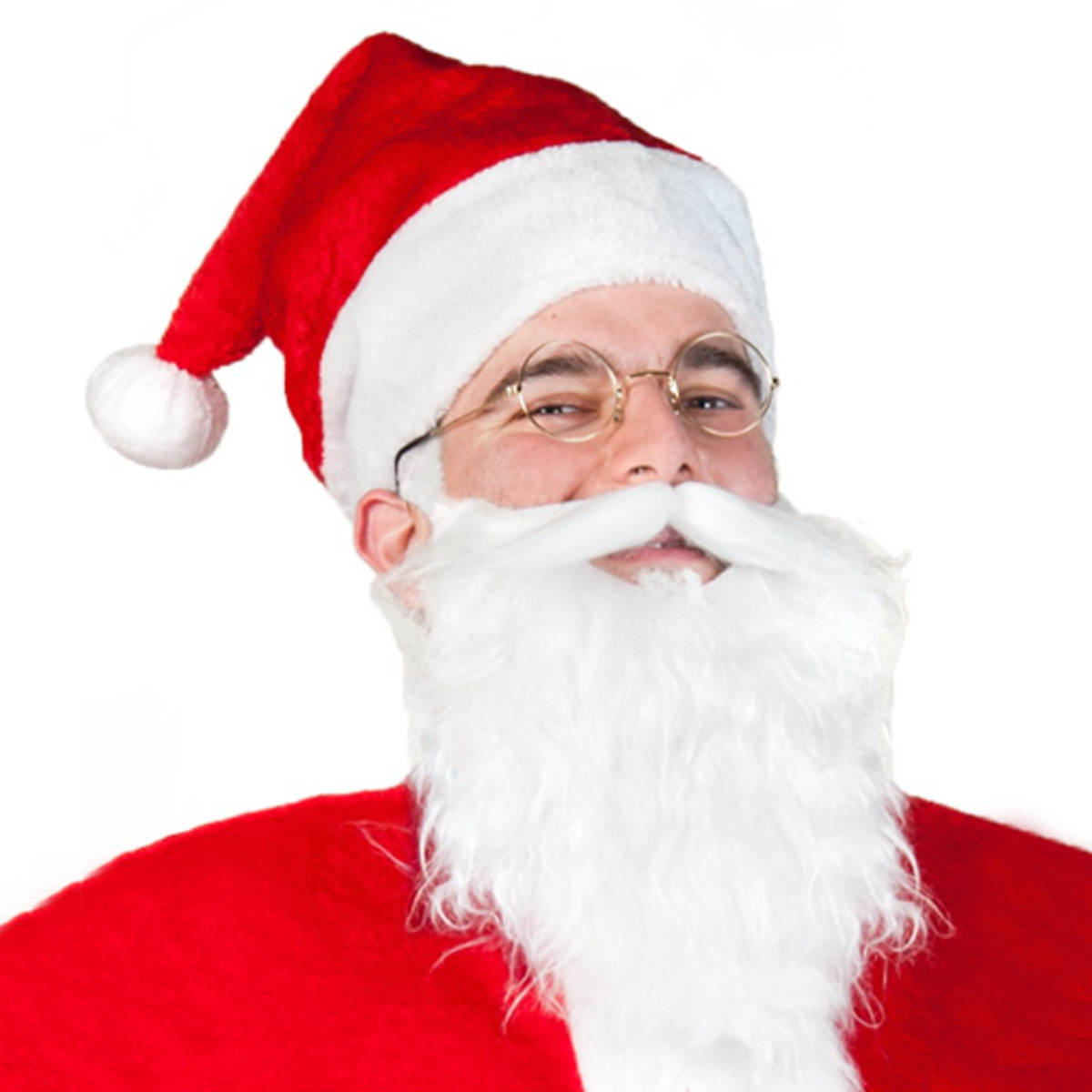 SANTA CLAUS ACCESSORIES SET BEARD AND GLASSES