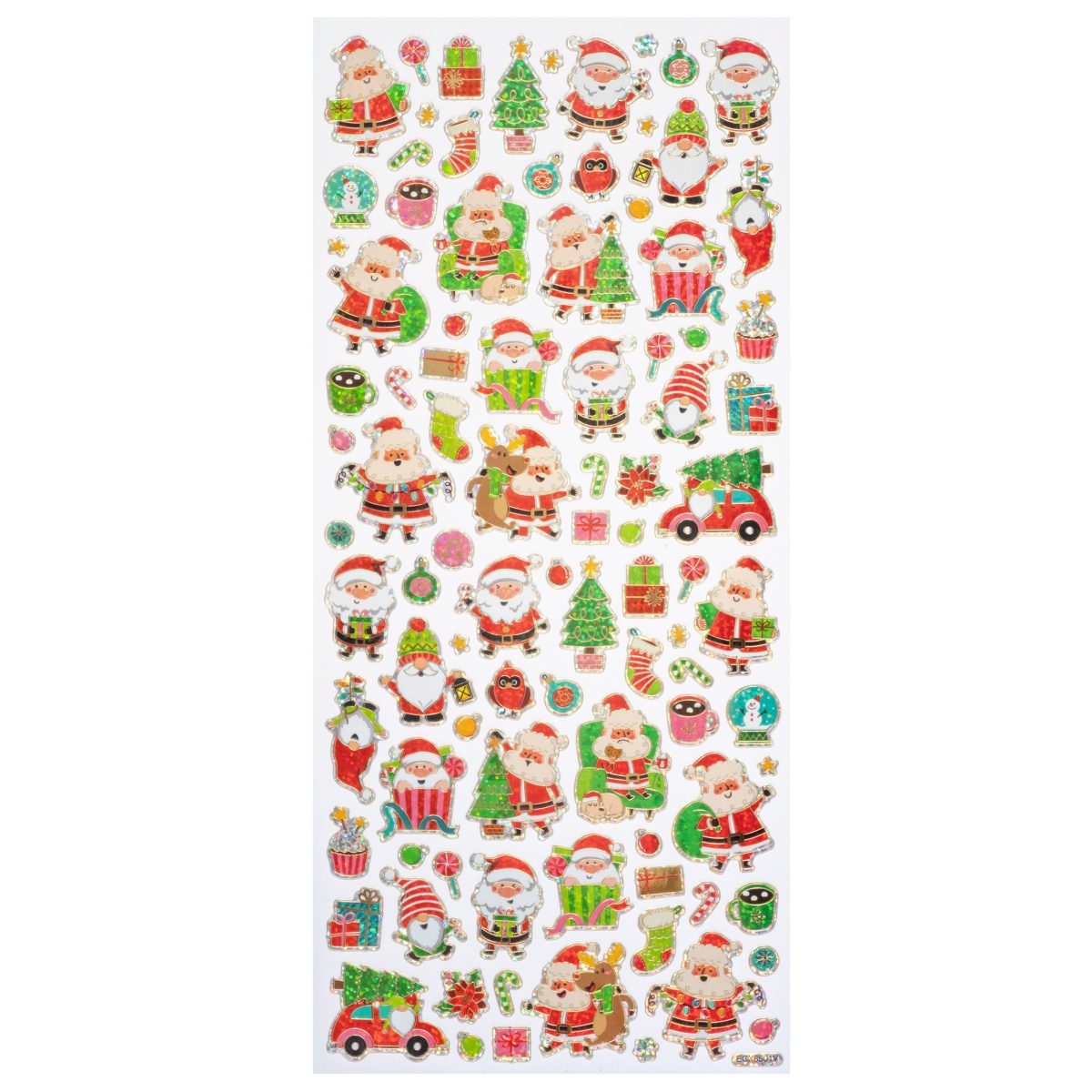 CHRISTMAS CHARACTER STICKERS 35X14CM