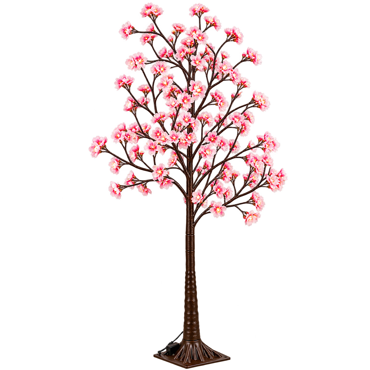LED CHERRY BLOSSOM TREE WITH PINK FLOWERS 180CM 96 WARM WHITE LEDS IP44