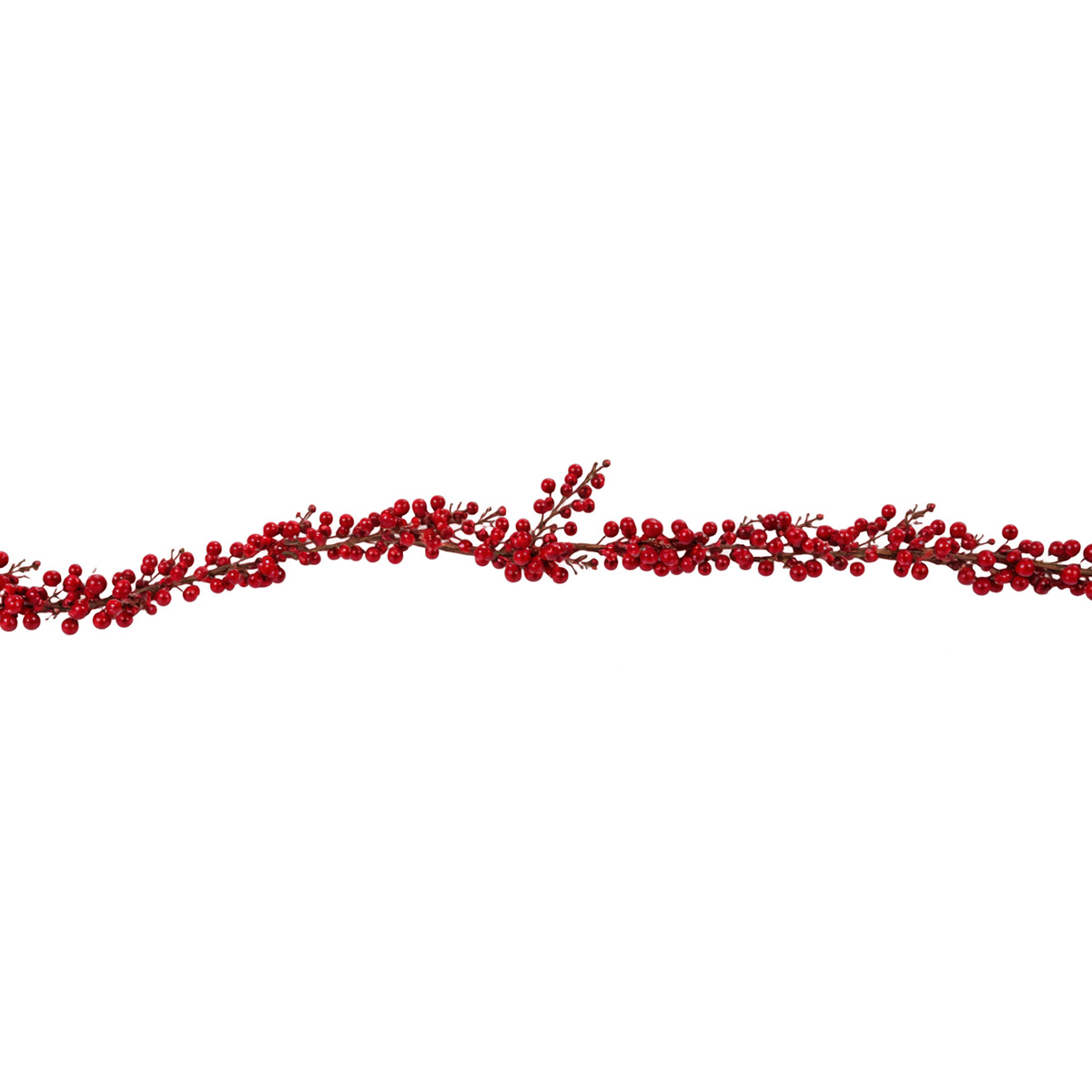 CHRISTMAS BRANCH WITH RED BERRIES, 170CM