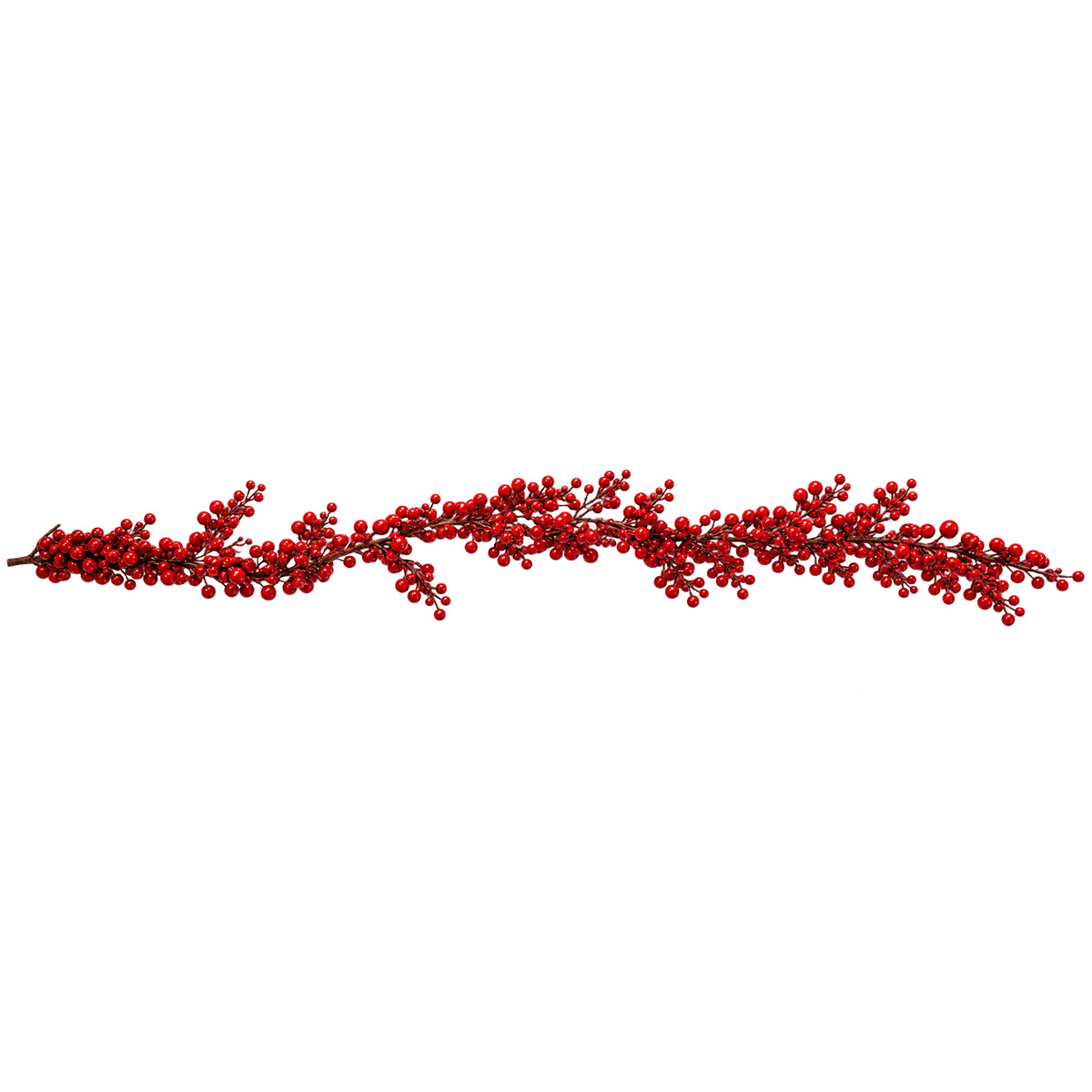 CHRISTMAS DECORATIVE MIXED BRANCH WITH RED BERRIES 185CM