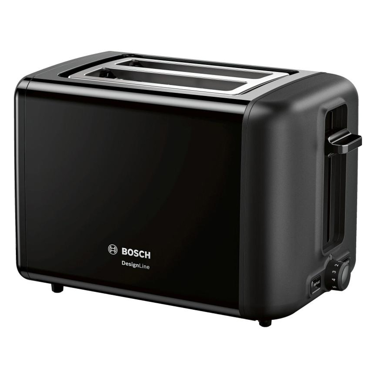 BOSCH DESIGNLINE TAT3P423 2-SLICE TOASTER 970W BLACK