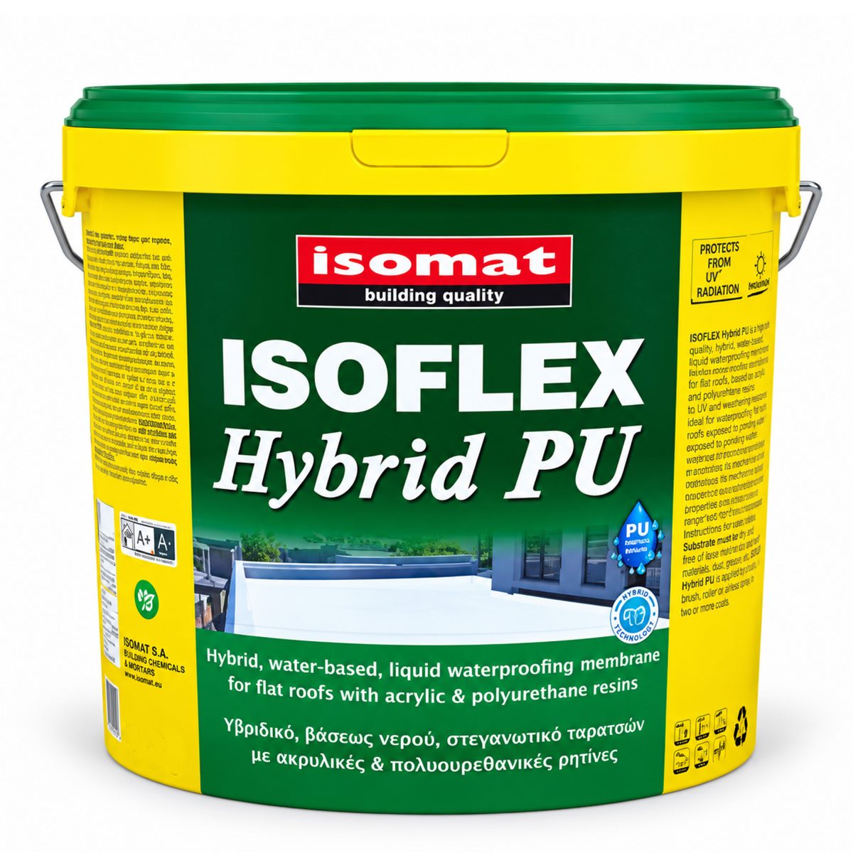 ISOMAT ISOFLEX HYBRID BITUMINOUS WATERPROOFING VARNISH WHITE